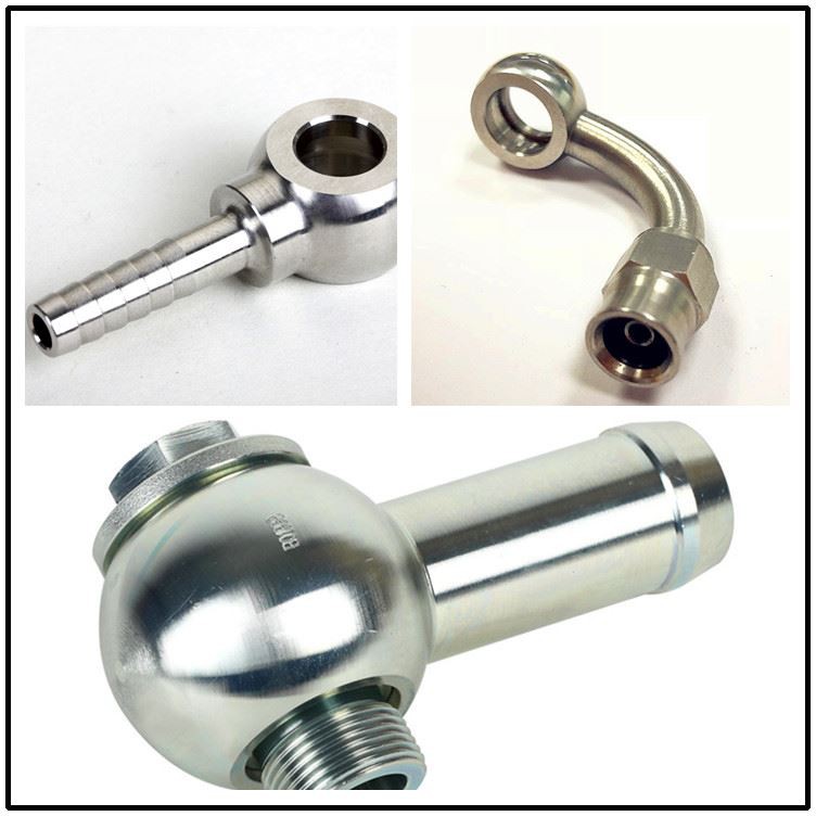 Shape of banjo banjo fittings